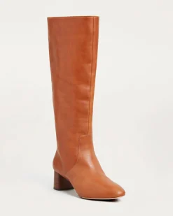 Outlet Loeffler Randall Gia Cognac Tall Boot Black