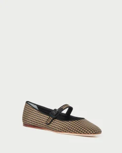 Clearance Loeffler Randall Ginger Blue Stripe Mary Jane Blue/Cream Stripe
