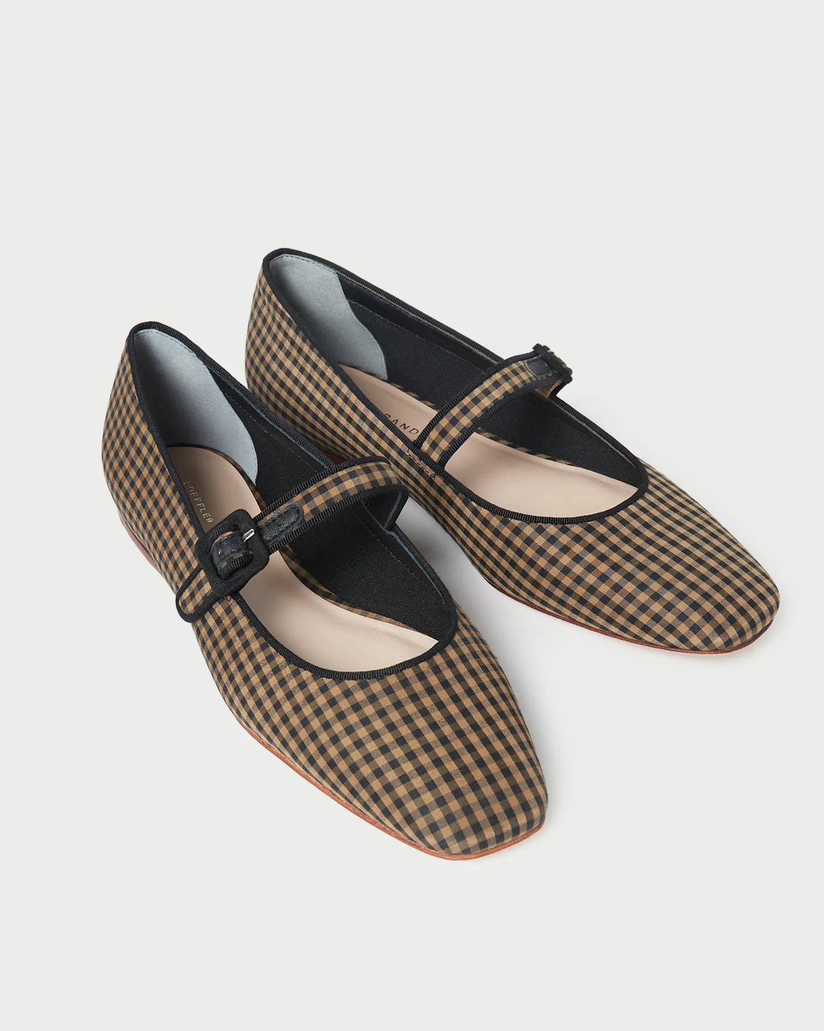 Clearance Loeffler Randall Ginger Blue Stripe Mary Jane Blue/Cream Stripe
