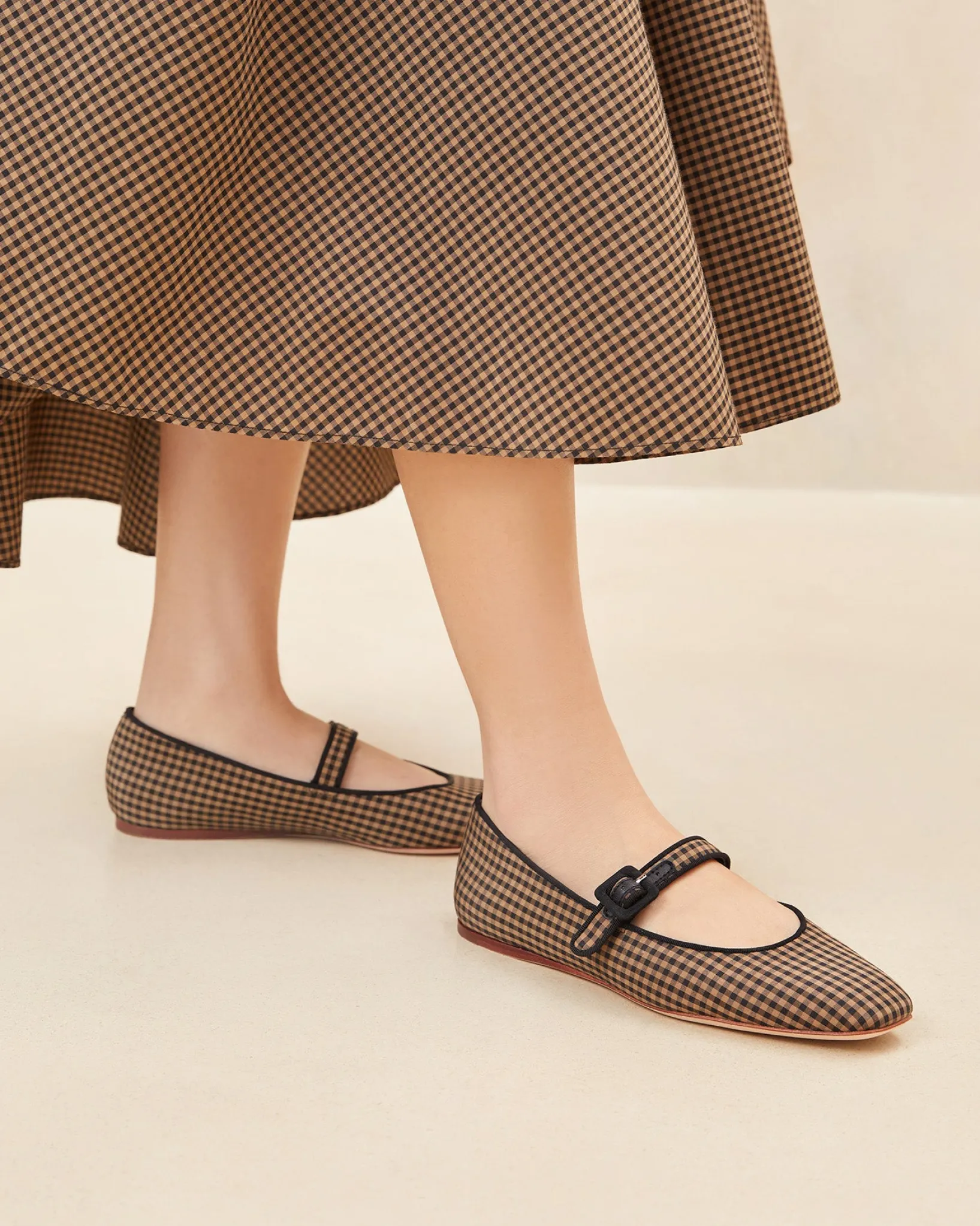 Clearance Loeffler Randall Ginger Blue Stripe Mary Jane Blue/Cream Stripe
