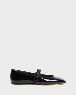 New Loeffler Randall Ginger Brown Moiré Mary Jane Black/Brown/Black