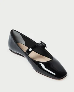 New Loeffler Randall Ginger Brown Moiré Mary Jane Black/Brown/Black