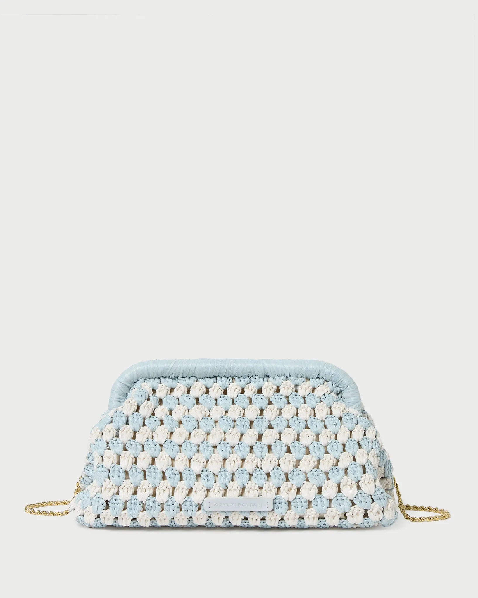 Best Loeffler Randall Glenda Crochet Clutch Green/Cream