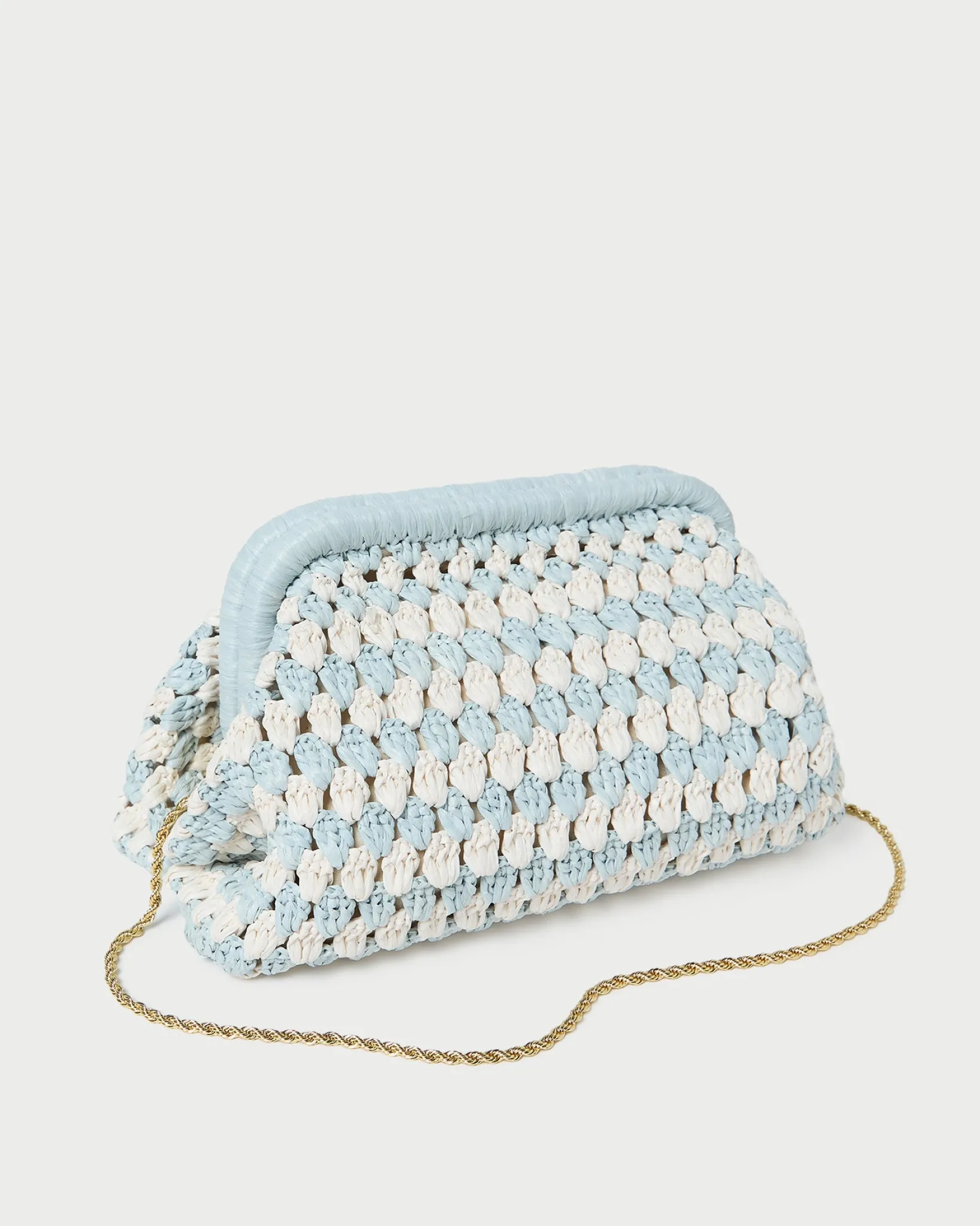 Best Loeffler Randall Glenda Crochet Clutch Green/Cream