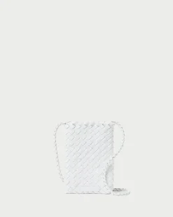 Loeffler Randall Grace Woven Crossbody Desert Sand