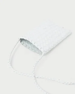Loeffler Randall Grace Woven Crossbody Desert Sand
