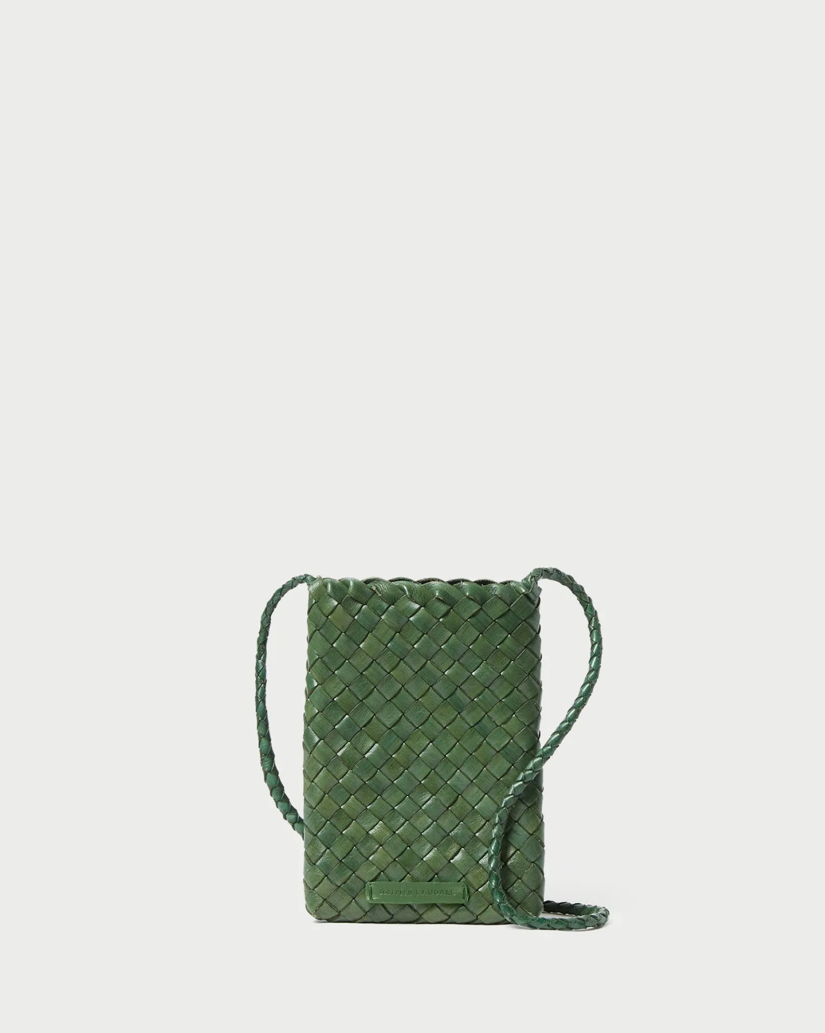 Loeffler Randall Grace Woven Crossbody Desert Sand