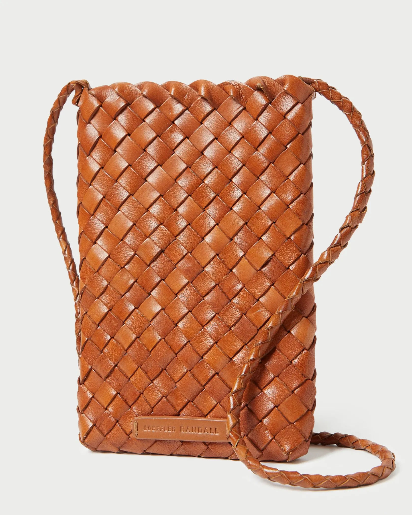 Online Loeffler Randall Grace Woven Crossbody Timber