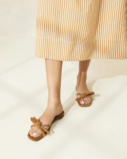 Sale Loeffler Randall Hadley Bow Sandal Dune