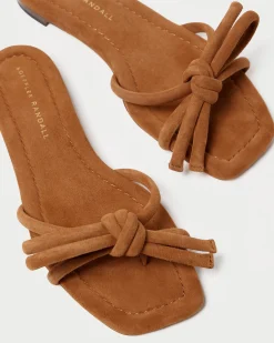 Clearance Loeffler Randall Hadley Bow Sandal Natural