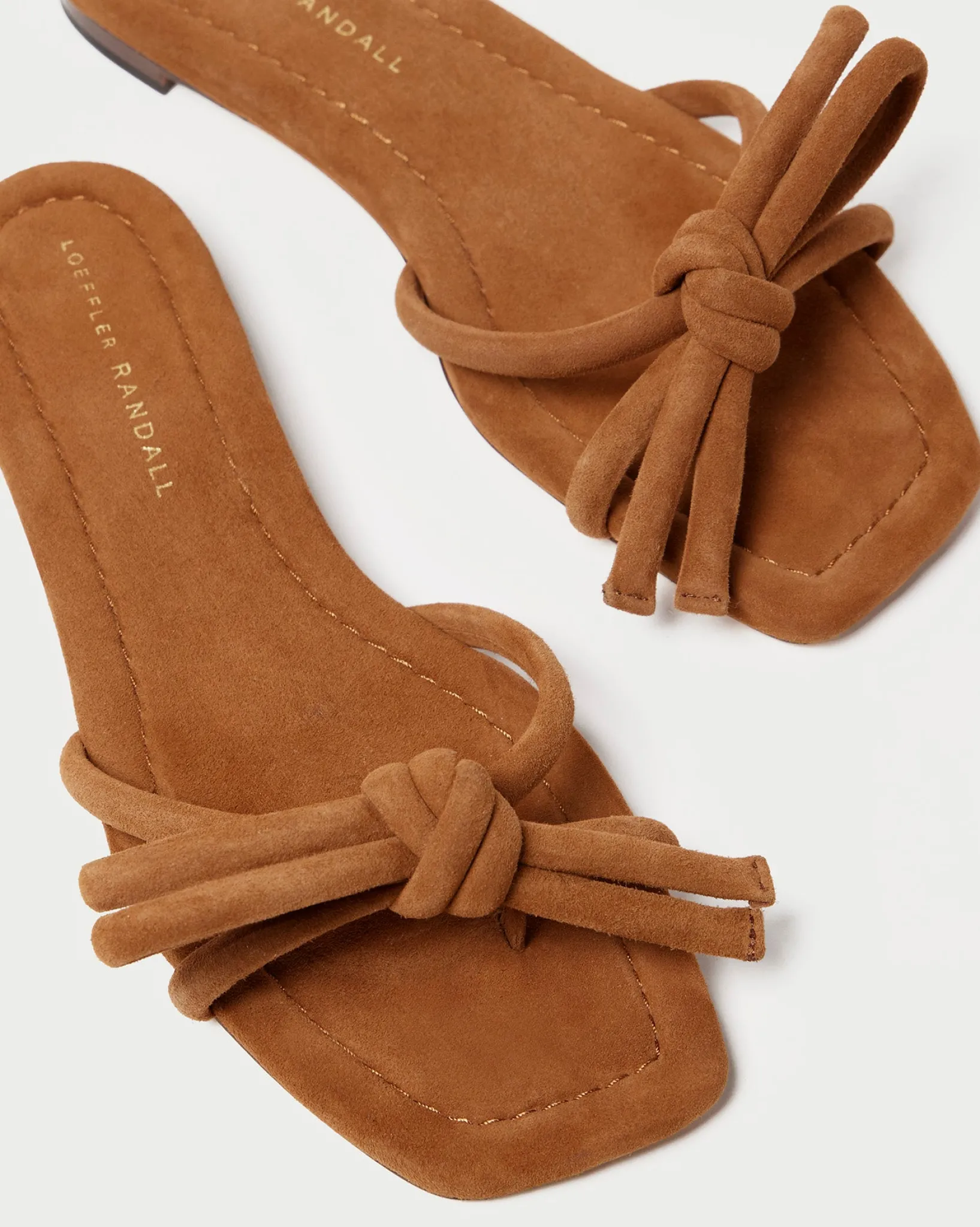 Clearance Loeffler Randall Hadley Bow Sandal Natural