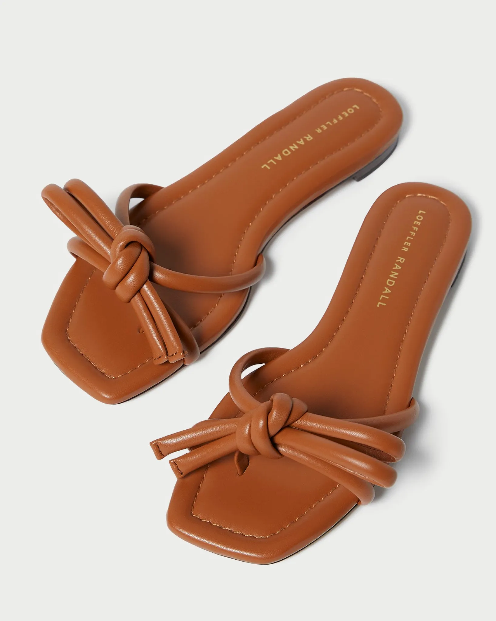 Clearance Loeffler Randall Hadley Bow Sandal Natural