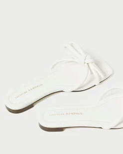Clearance Loeffler Randall Hadley Bow Sandal Natural