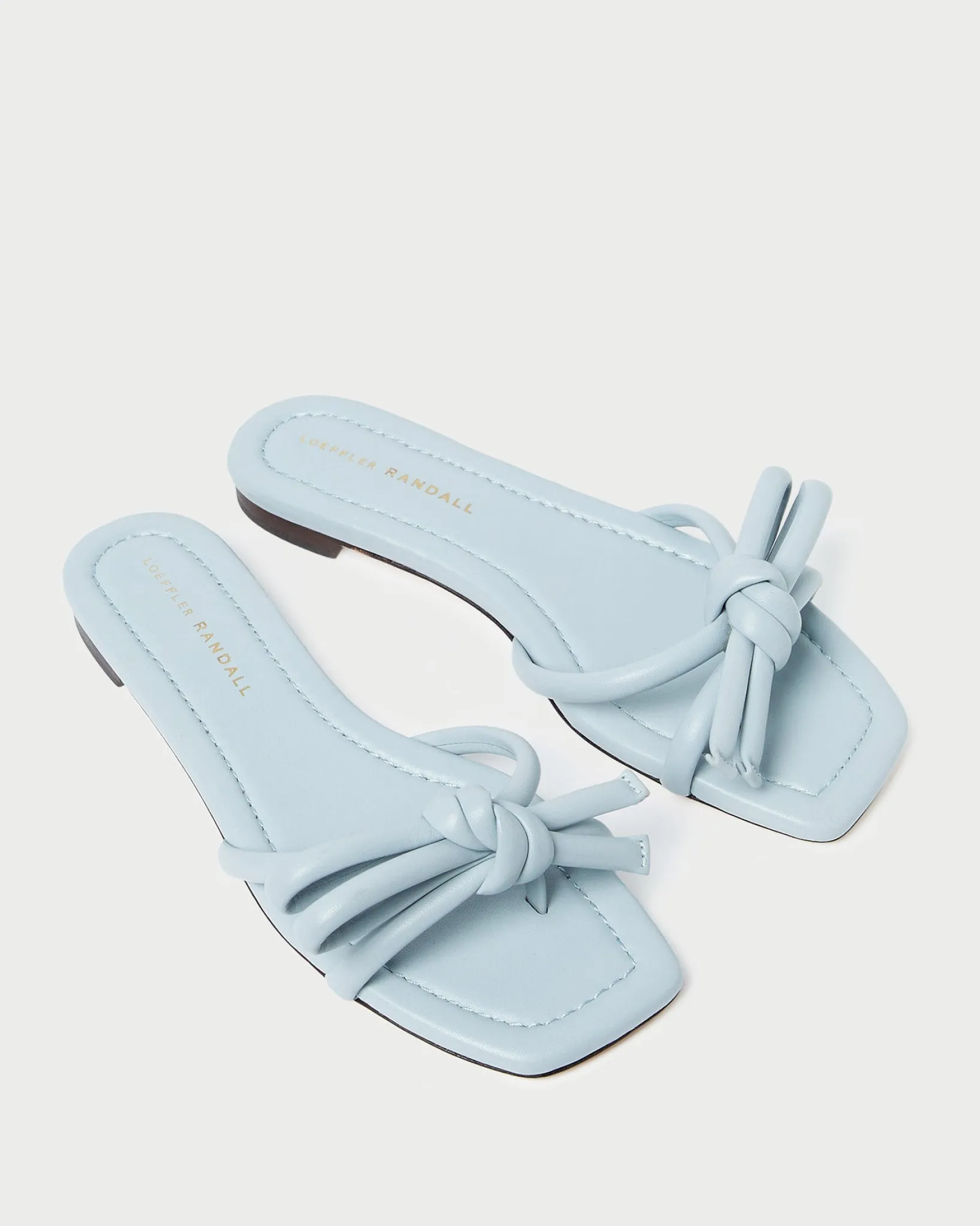 Clearance Loeffler Randall Hadley Bow Sandal Natural