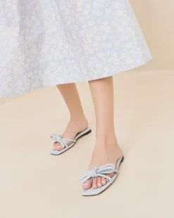 Clearance Loeffler Randall Hadley Bow Sandal Natural