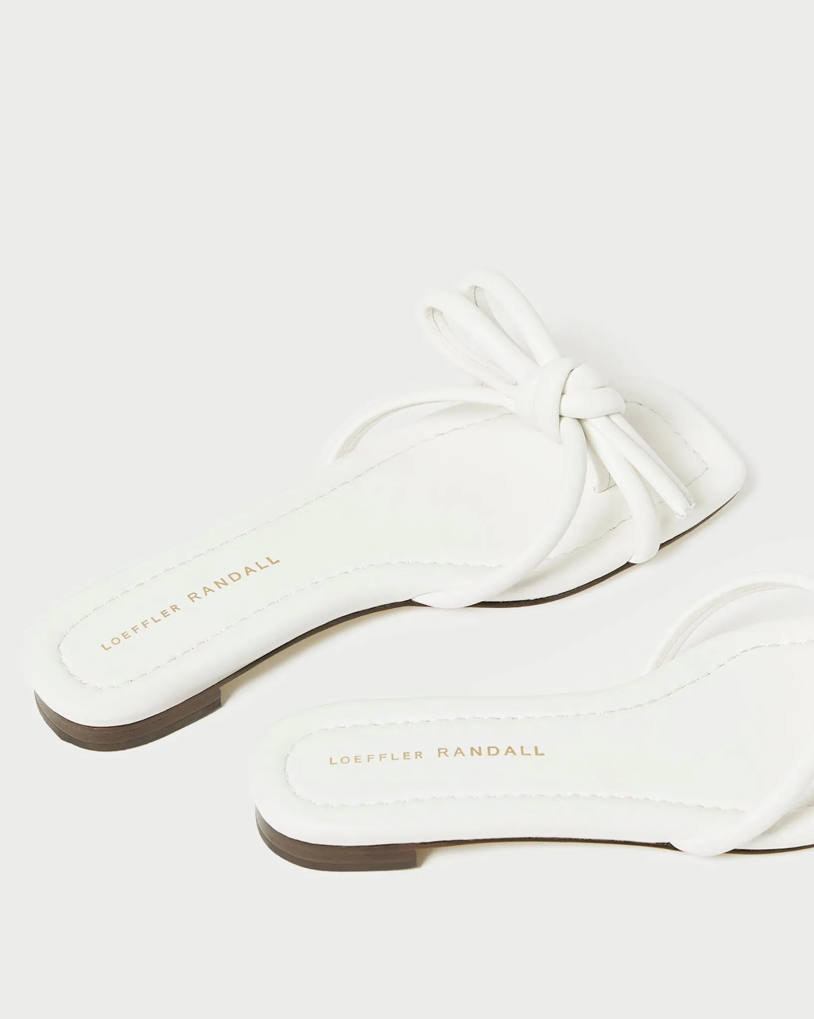 Online Loeffler Randall Hadley Bow Sandal White