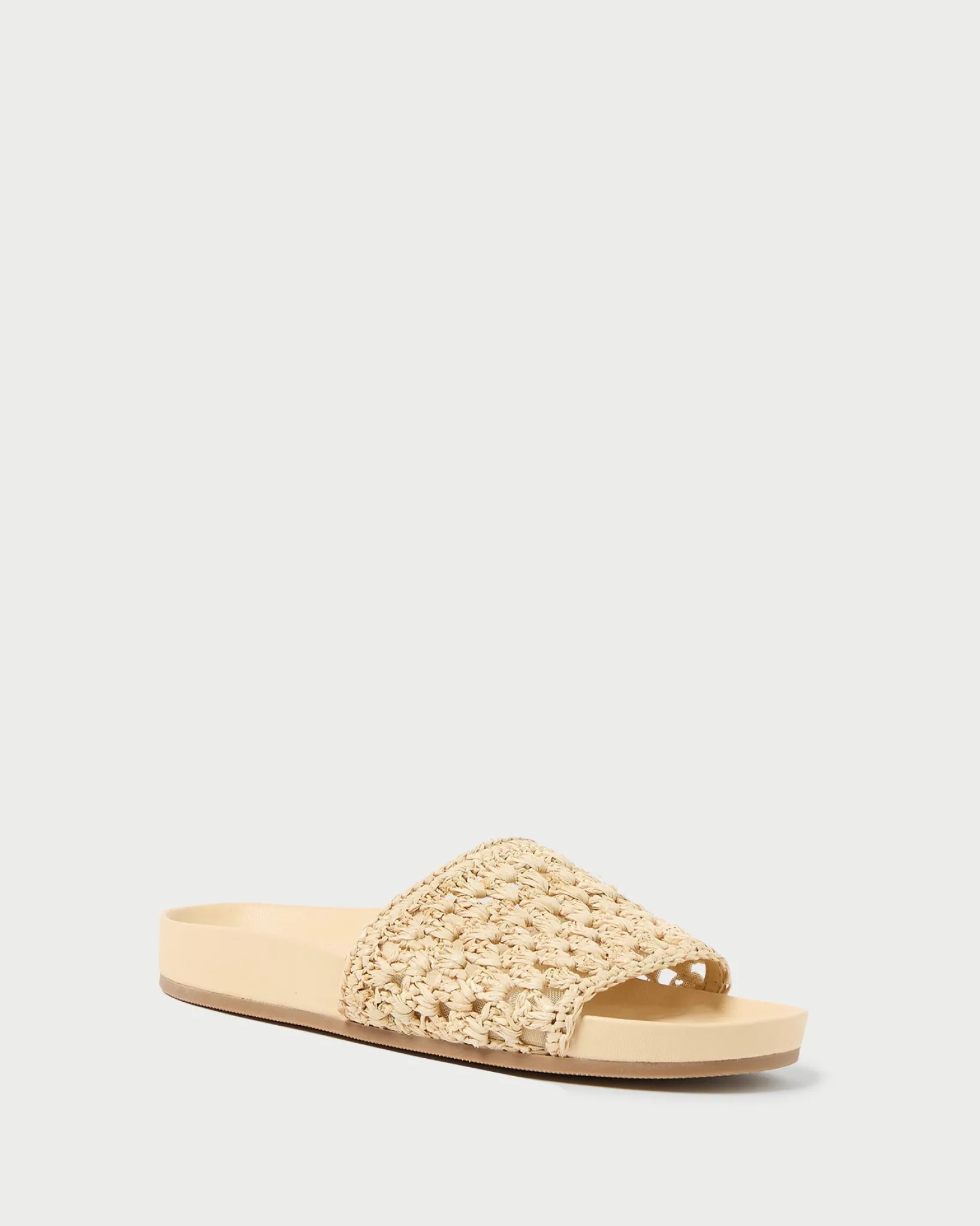 Clearance Loeffler Randall Henri Crochet Leather Sandal Brown