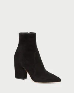 Best Loeffler Randall Isla Suede Slim Ankle Bootie Cacao