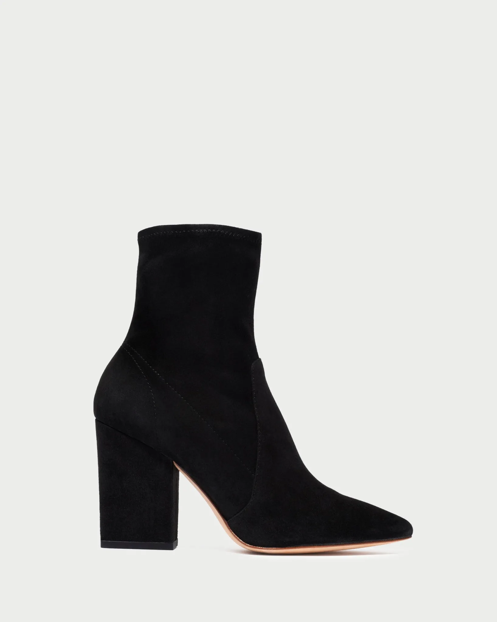Best Loeffler Randall Isla Suede Slim Ankle Bootie Cacao