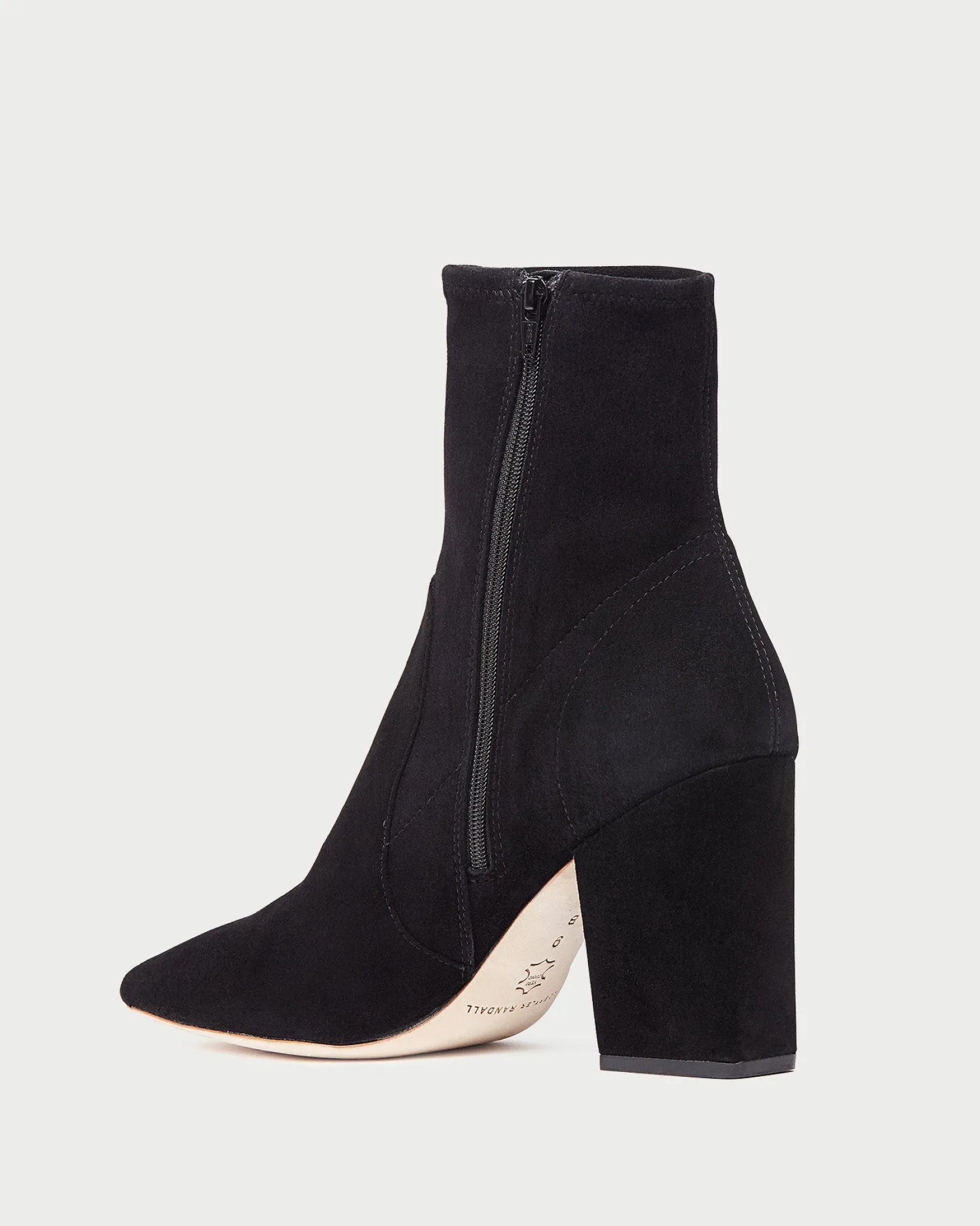 Best Loeffler Randall Isla Suede Slim Ankle Bootie Cacao