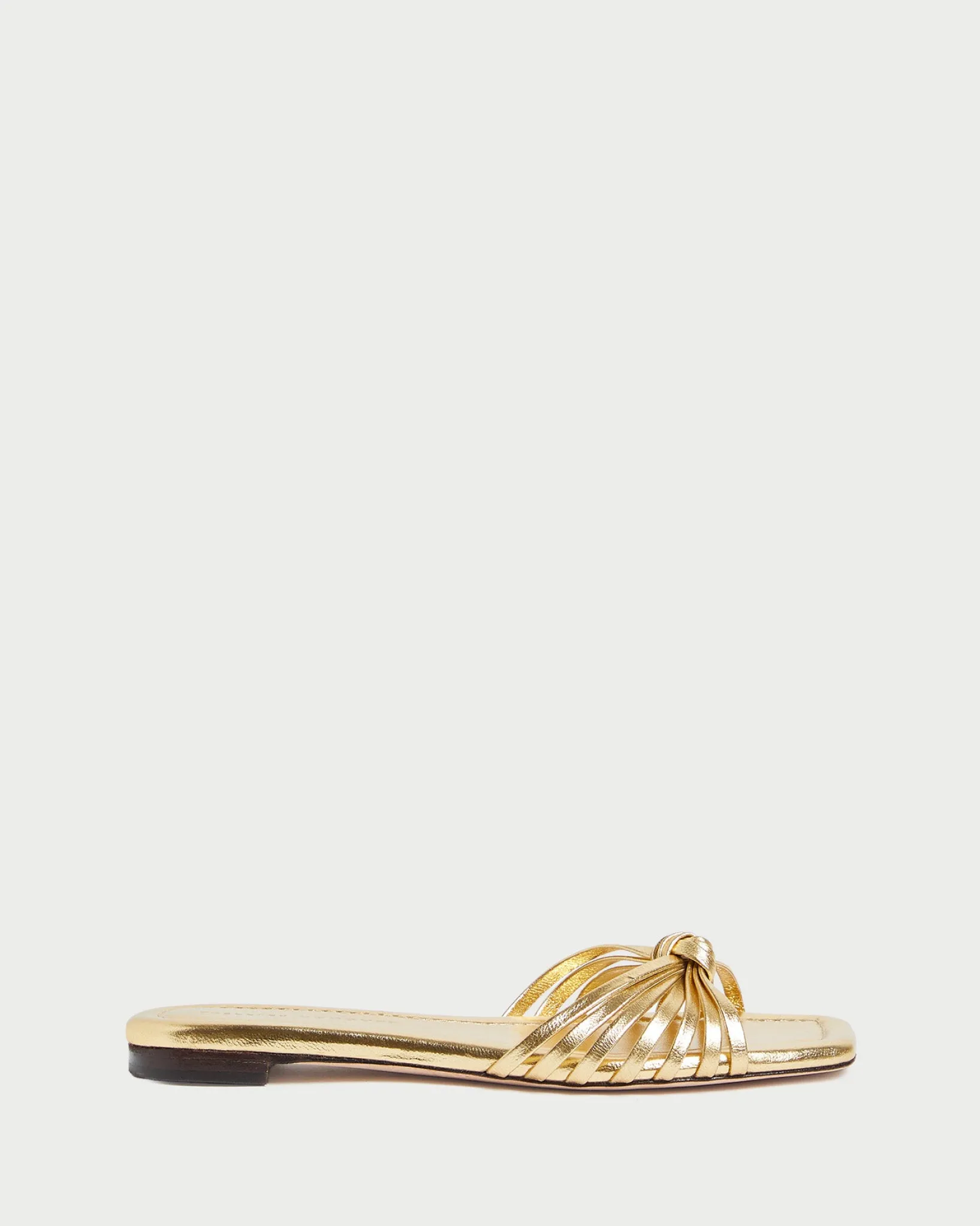 Outlet Loeffler Randall Izzie Leather Knot Sandal Dune