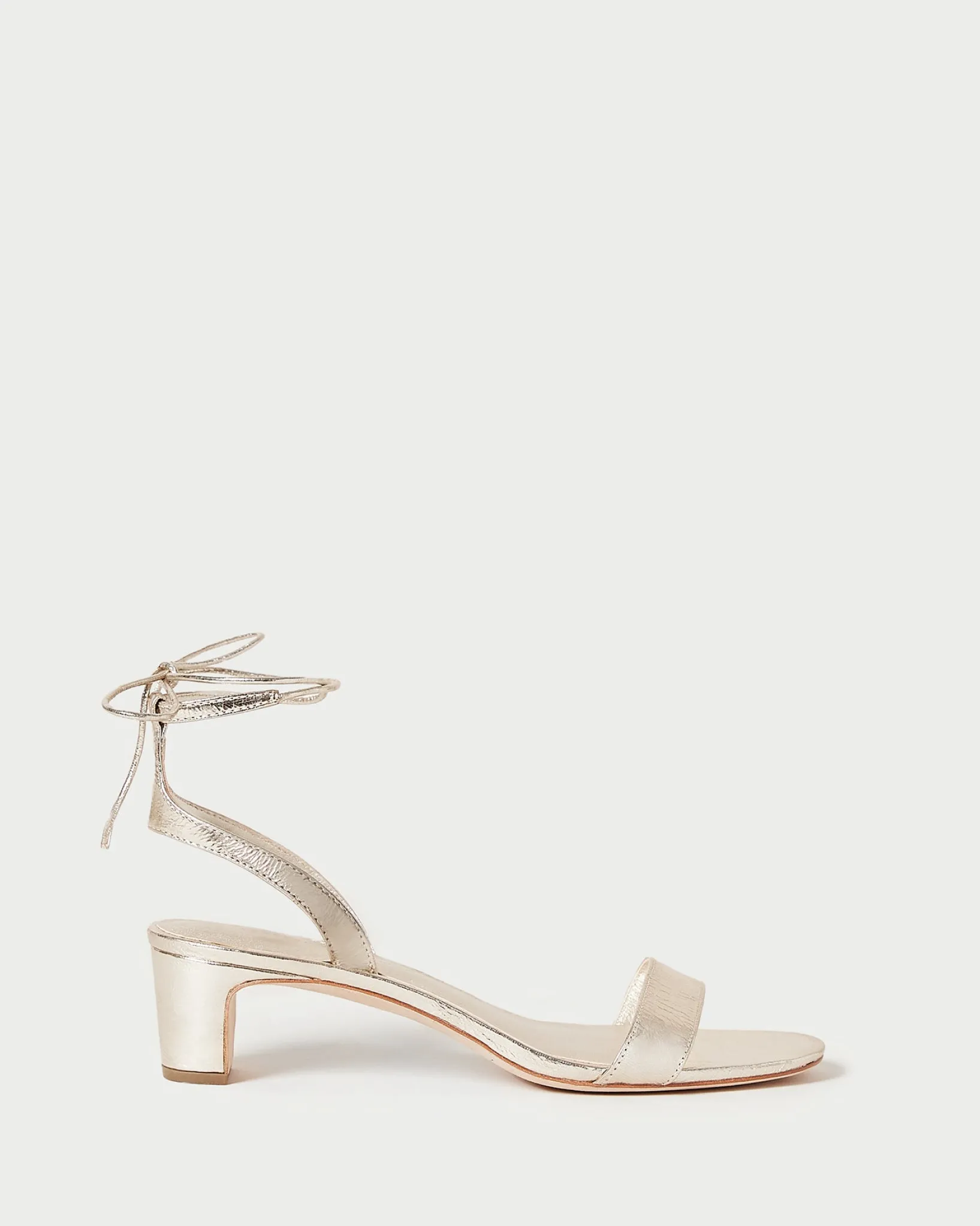 Outlet Loeffler Randall Jackie Mid Heel Sandal Champagne