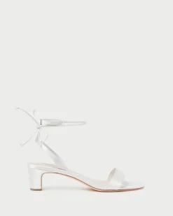 Outlet Loeffler Randall Jackie Mid Heel Sandal Champagne