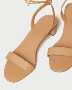 Outlet Loeffler Randall Jackie Mid Heel Sandal Champagne