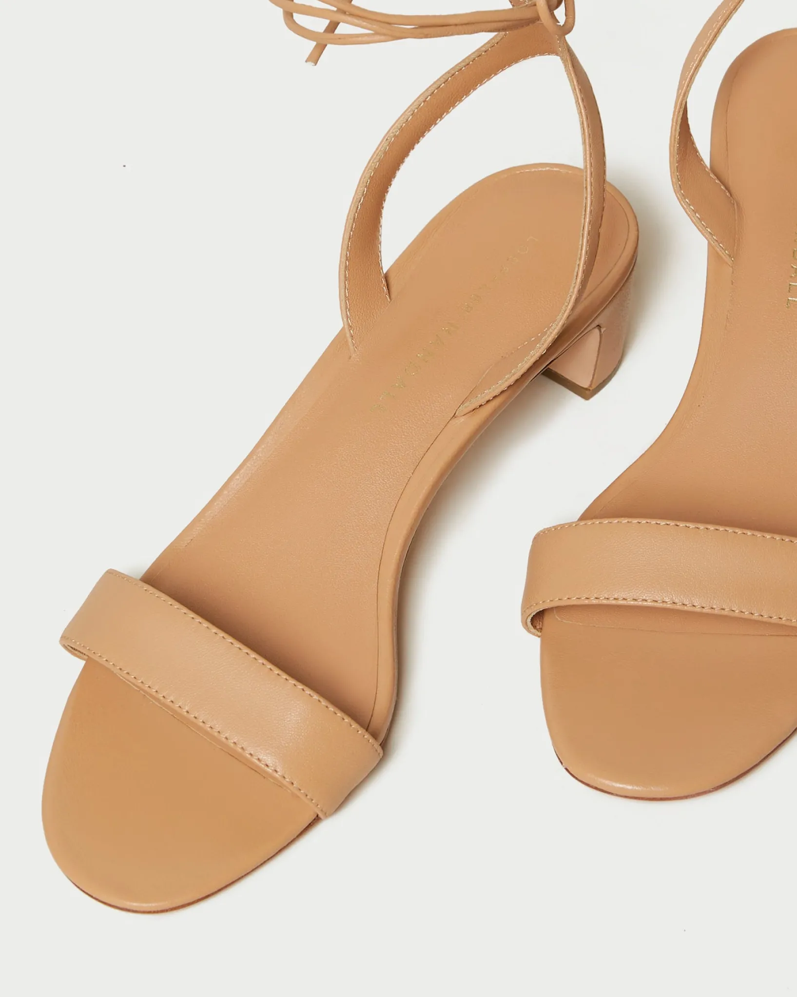 Outlet Loeffler Randall Jackie Mid Heel Sandal Champagne