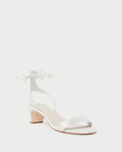 Outlet Loeffler Randall Jackie Mid Heel Sandal Champagne