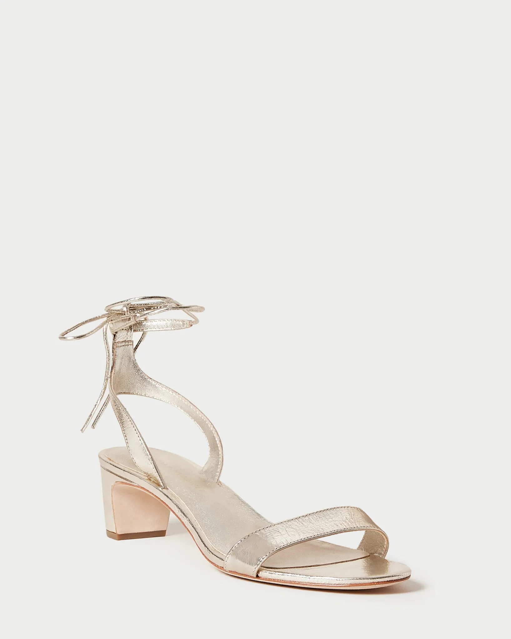 New Loeffler Randall Jackie Mid Heel Sandal Dune
