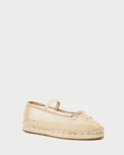 Online Loeffler Randall Kayla Mesh Ballet Espadrille Caramel
