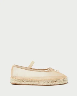 Online Loeffler Randall Kayla Mesh Ballet Espadrille Caramel
