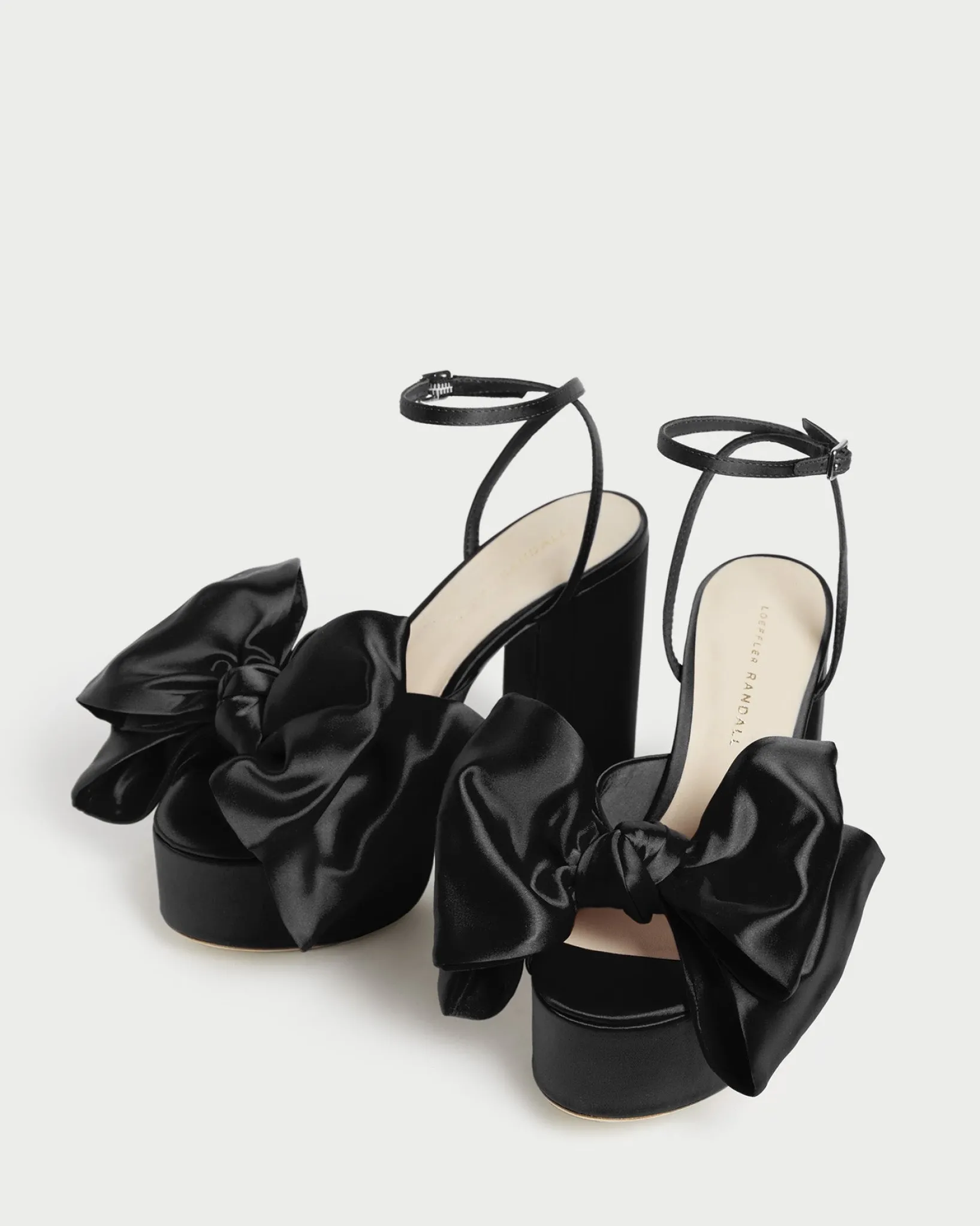 Loeffler Randall Kiki Satin Platform Sandal Red