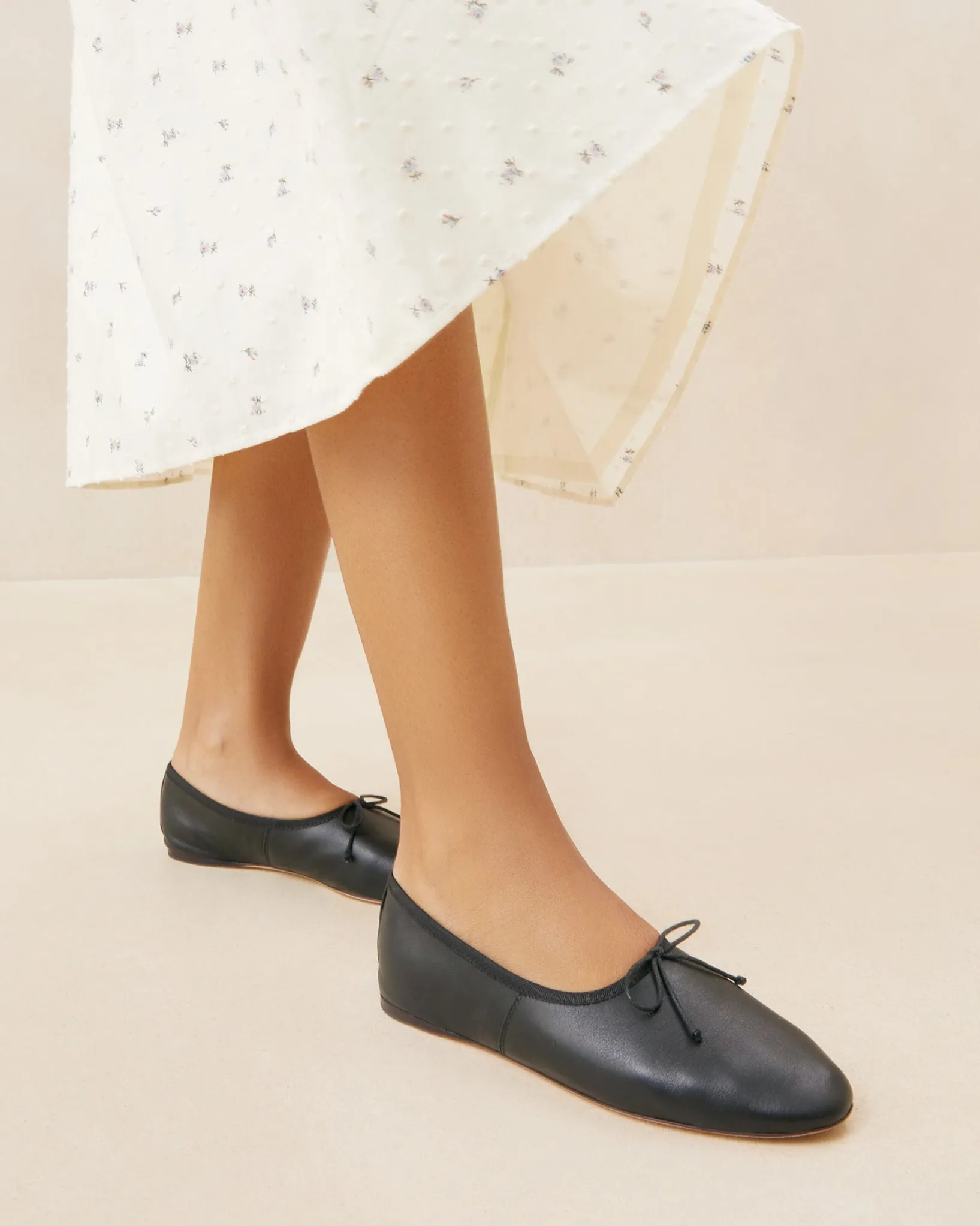 Hot Loeffler Randall Landon Ballet Flat Black Leather