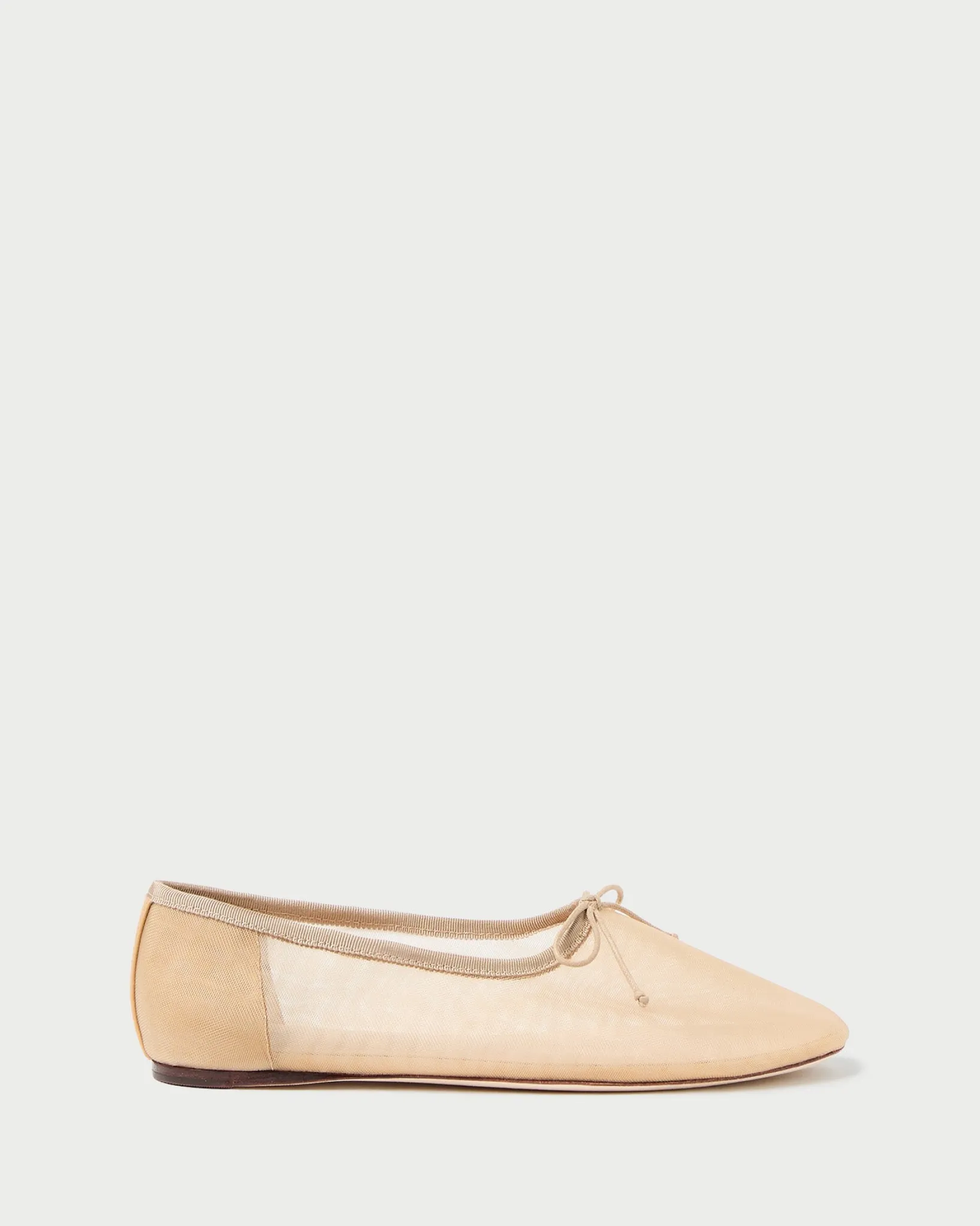 Outlet Loeffler Randall Landon Mesh Ballet Flat Caramel