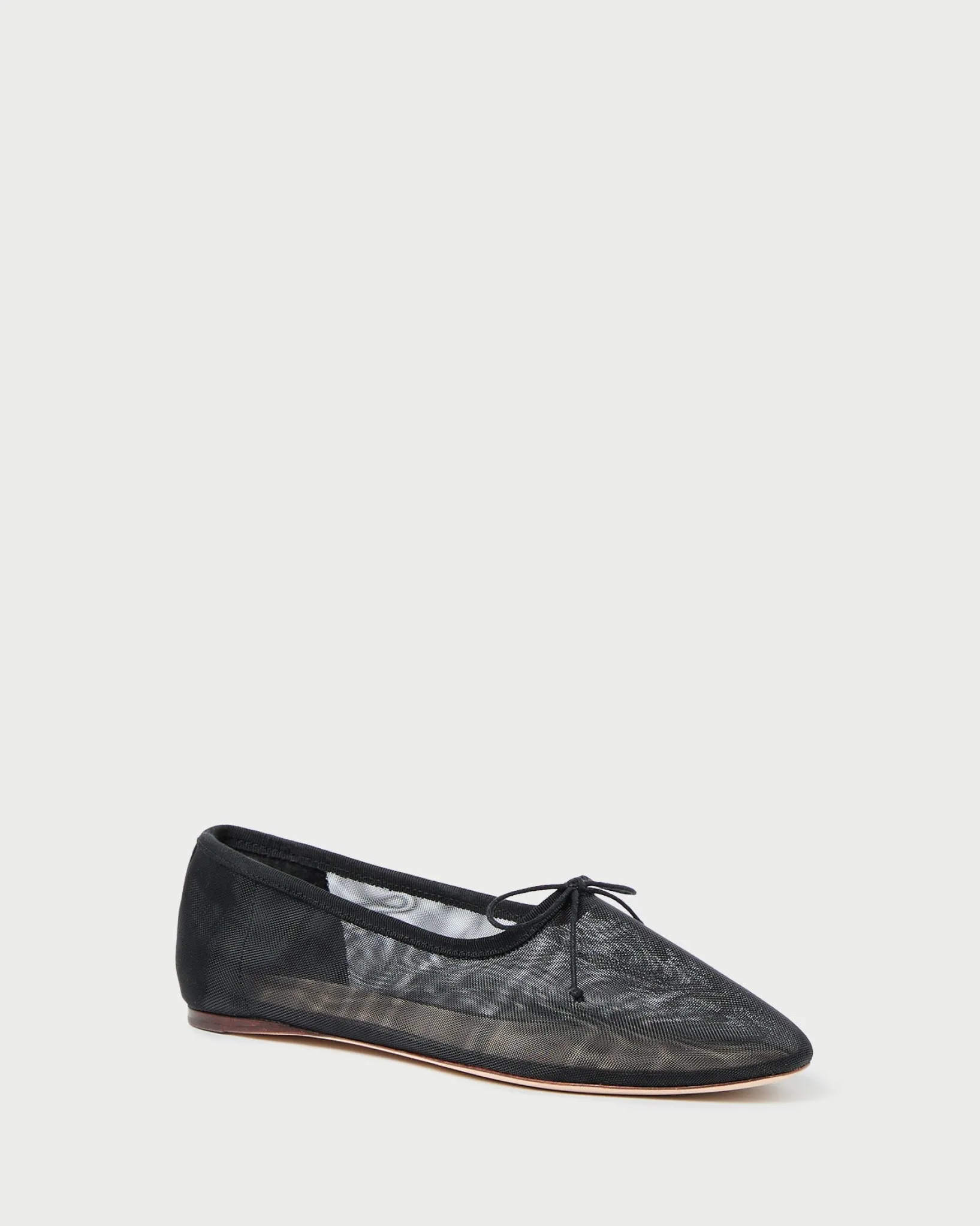 Clearance Loeffler Randall Landon Satin Ballet Flat Cream