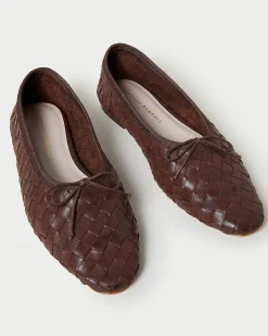 Sale Loeffler Randall Landry Woven Ballet Flat Black