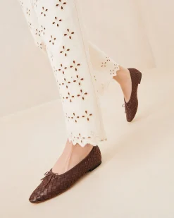 Sale Loeffler Randall Landry Woven Ballet Flat Black