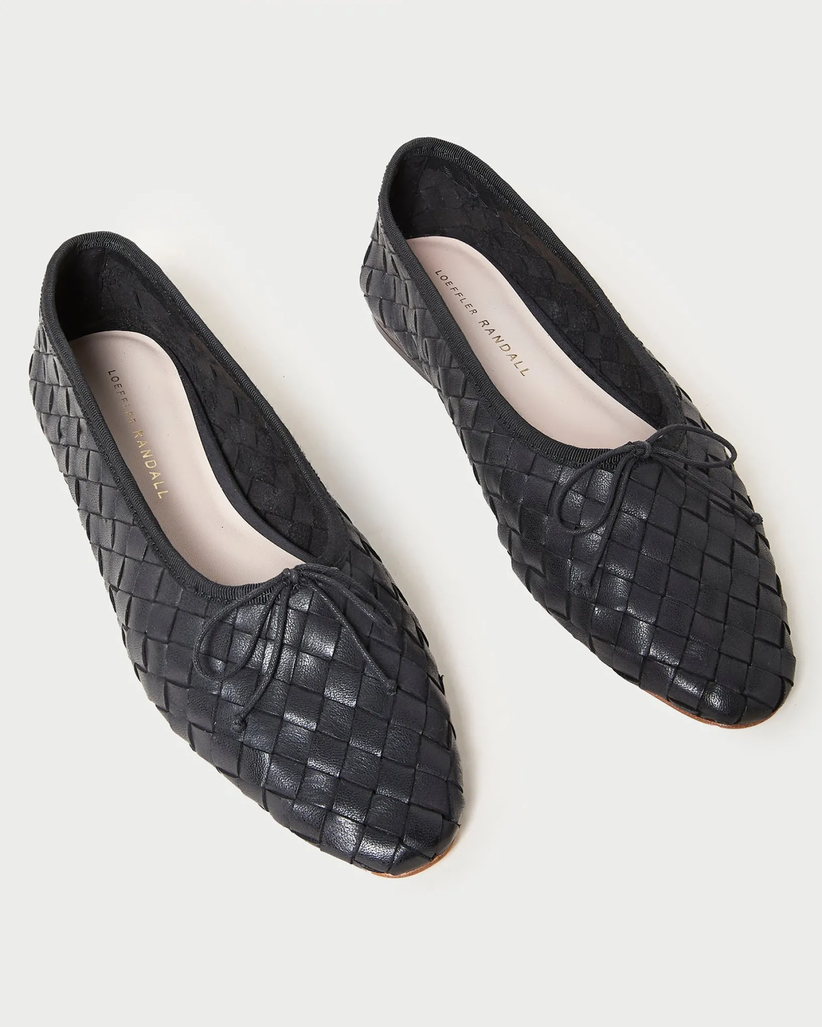 Loeffler Randall Landry Woven Ballet Flat Honey