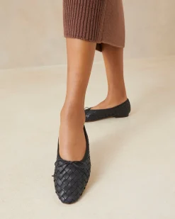 Loeffler Randall Landry Woven Ballet Flat Honey