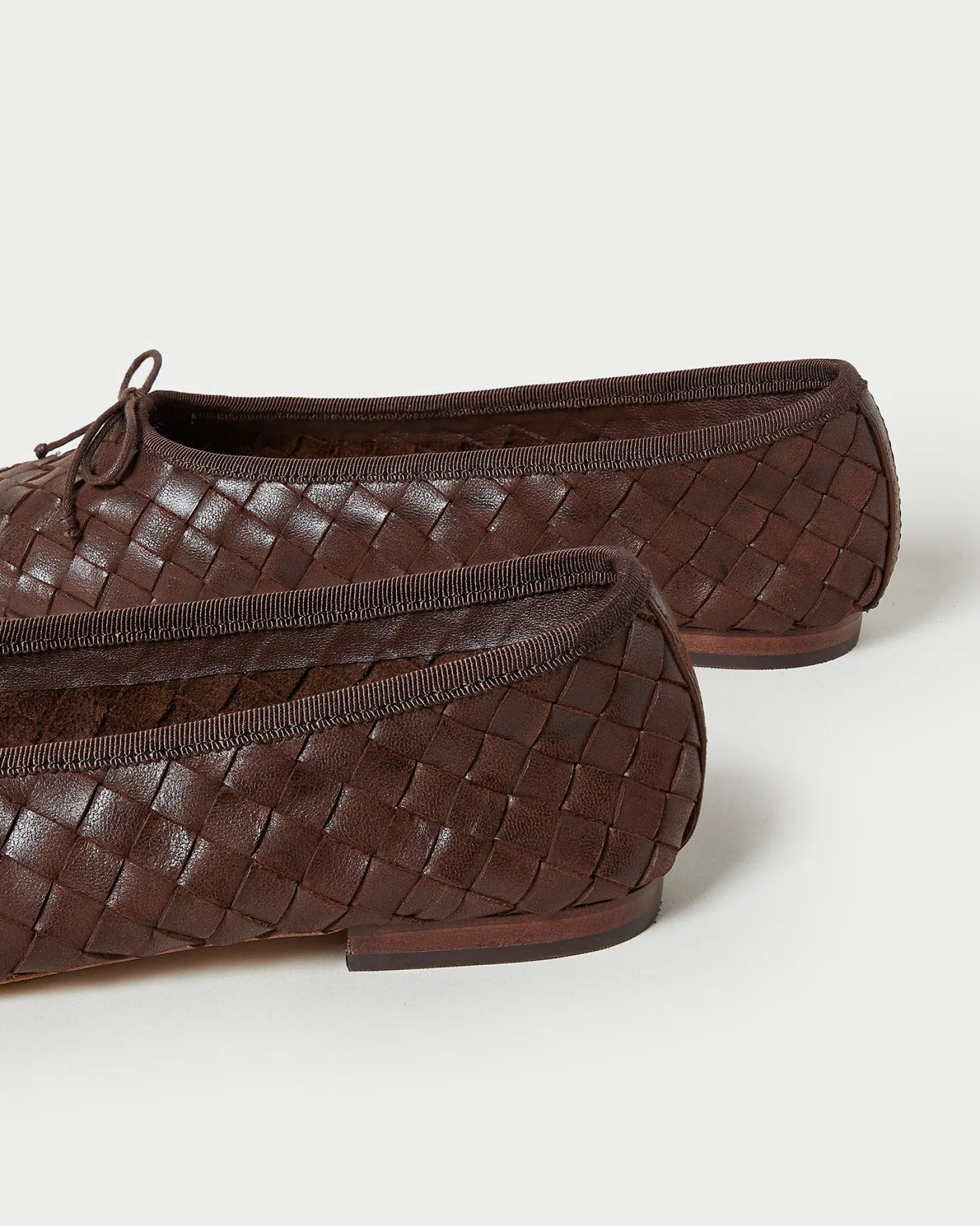 Loeffler Randall Landry Woven Ballet Flat Honey