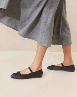 Sale Loeffler Randall Leonie Ballet Flat Black Leather