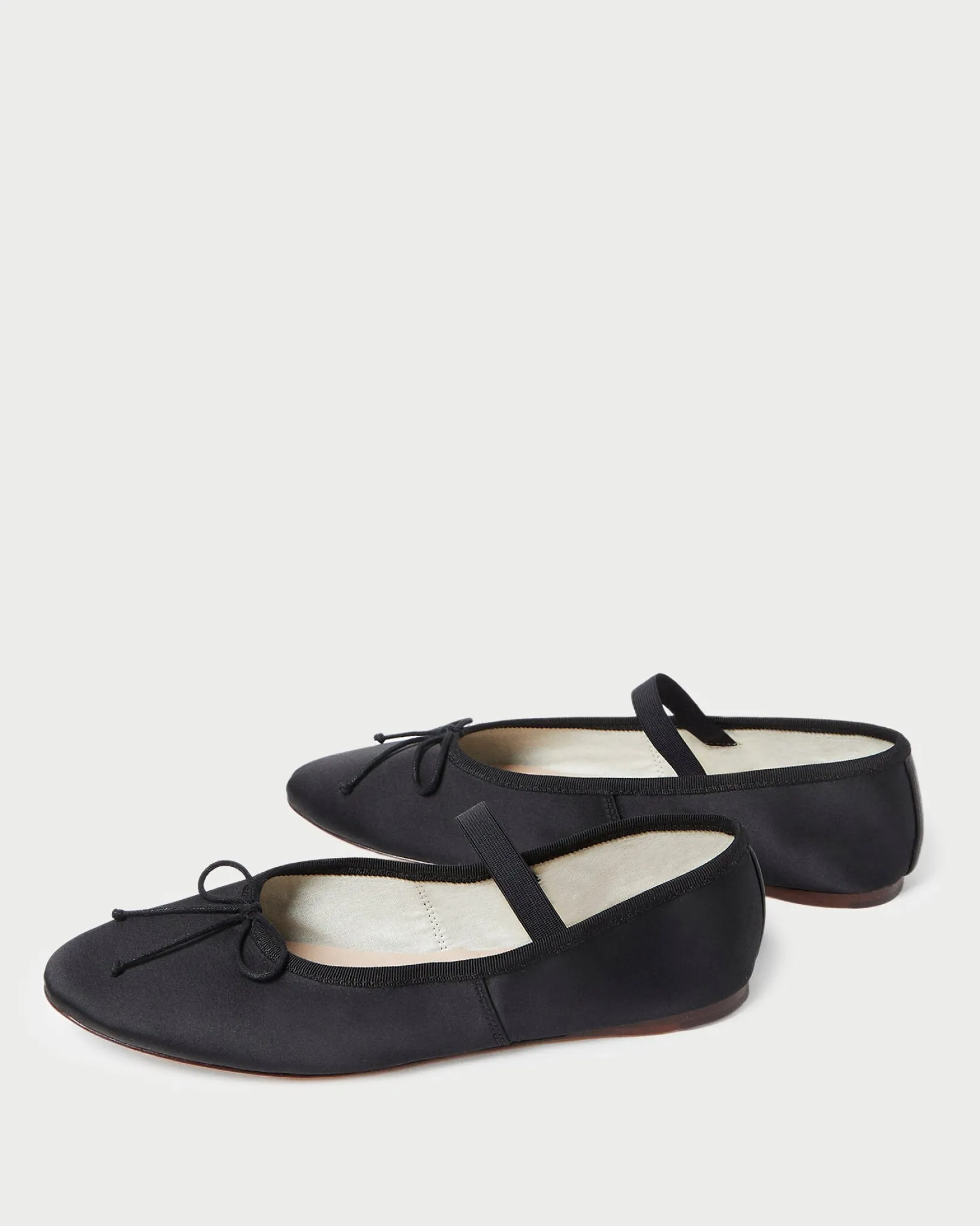 Discount Loeffler Randall Leonie Chocolate Leather Flat Ballet