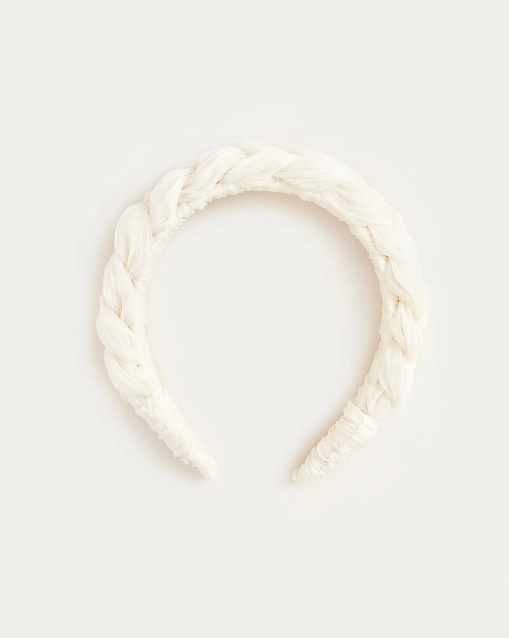 Discount Loeffler Randall Lilac Pearl Braided Headband Pearl />