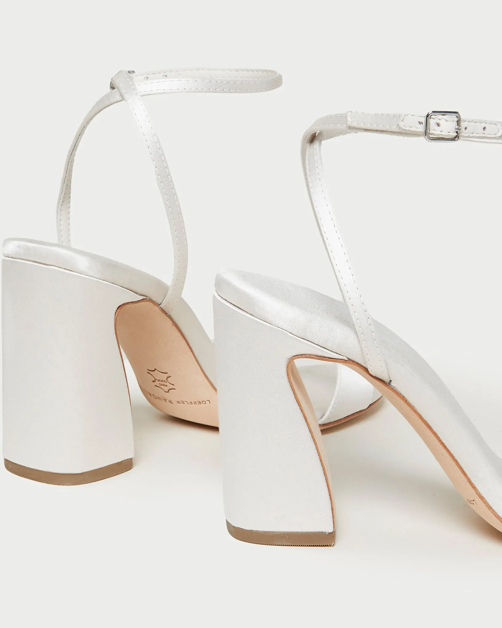 Hot Loeffler Randall Malia Curved-Heel Sandal Cream