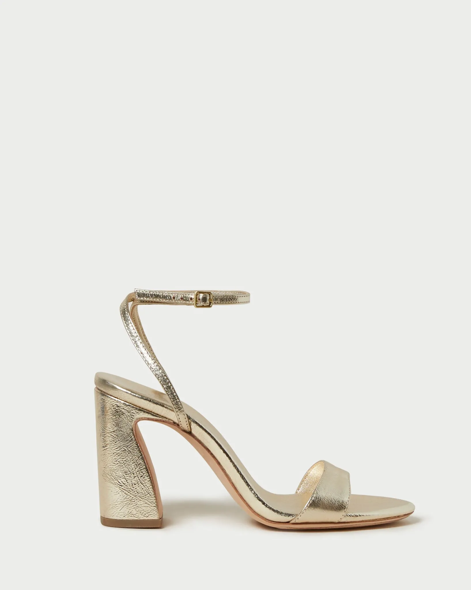 Hot Loeffler Randall Malia Curved-Heel Sandal Cream