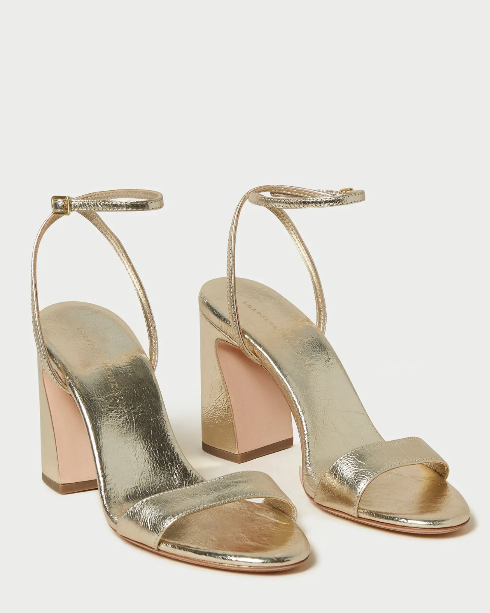 Hot Loeffler Randall Malia Curved-Heel Sandal Cream