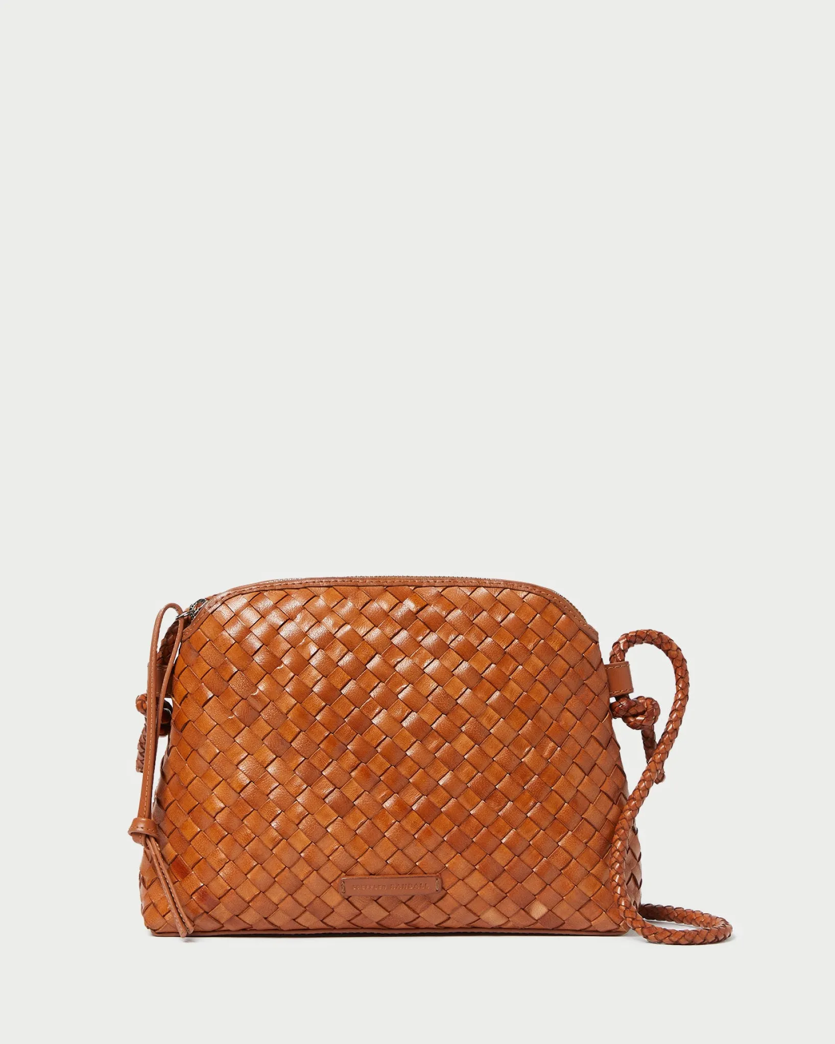 Hot Loeffler Randall Mallory Woven Crossbody Desert Sand