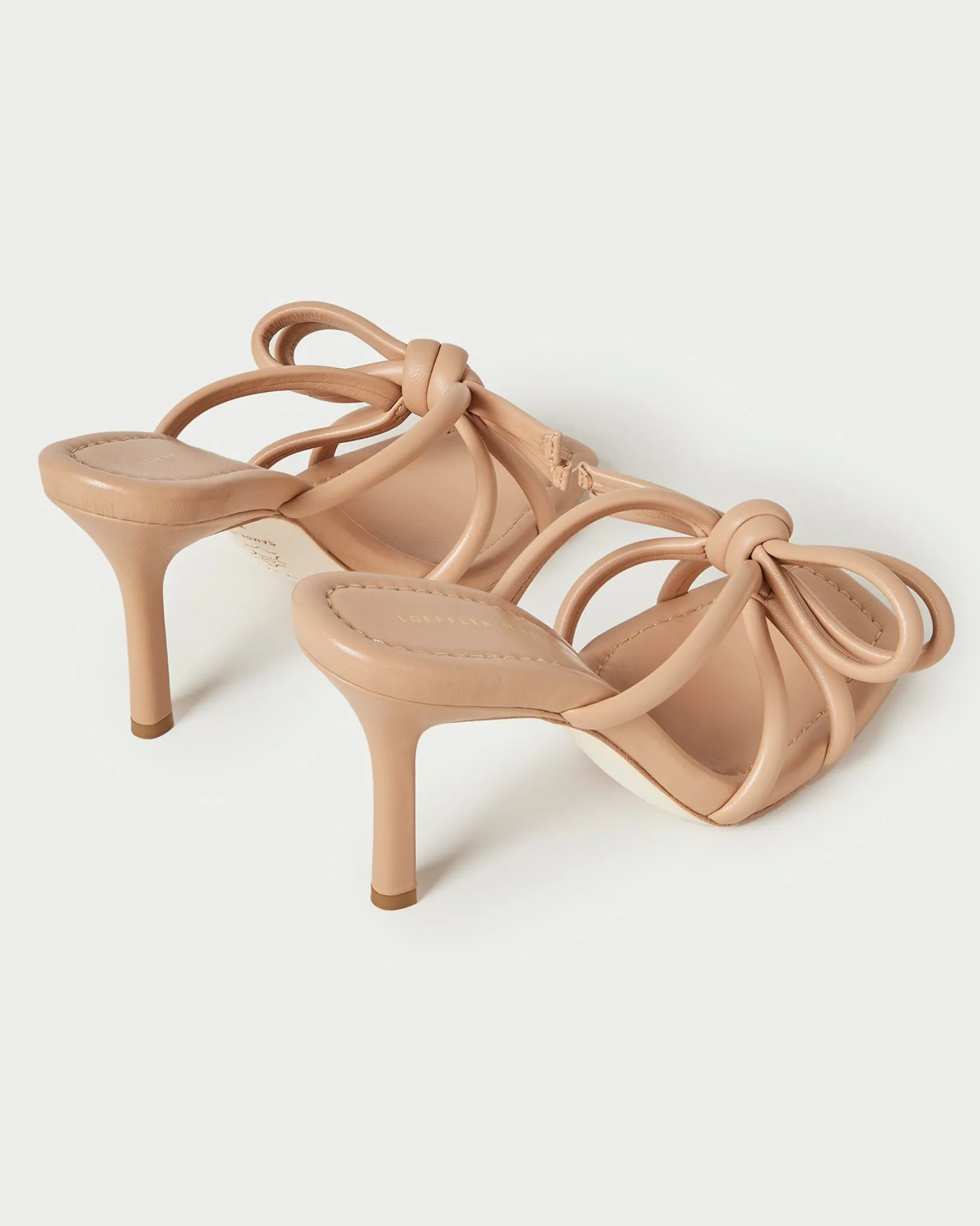 Discount Loeffler Randall Margi Bow Heel Champagne